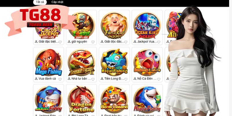 Sảnh game bắn cá TG88 siêu ấn tượng